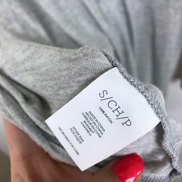 Cabi Taylor Tee Drape Top Long Sleeve Small - Picture 8 of 8